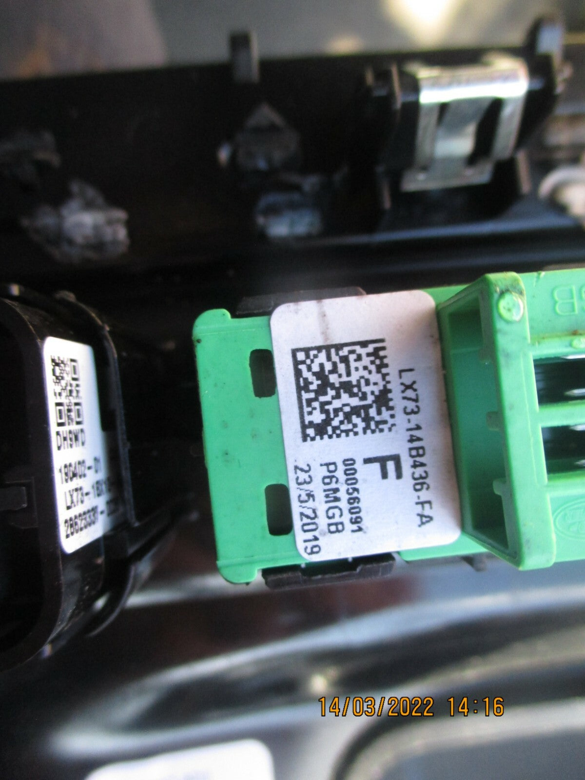JAGUAR XE 2019 START STOP ESP CRUISE CONTROL SPORT MODE SWITCH ASSEMBLY