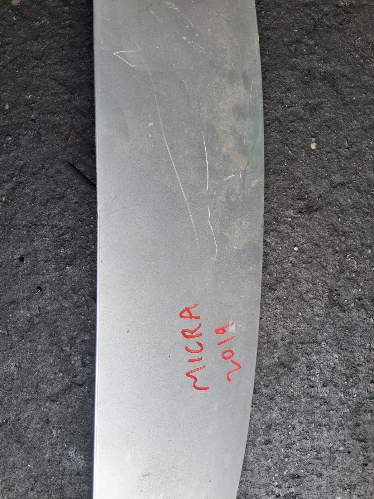 2019 NISSAN MICRA K14 REAR TAILGATE BOOTLID SPOILER 960305FA3A
