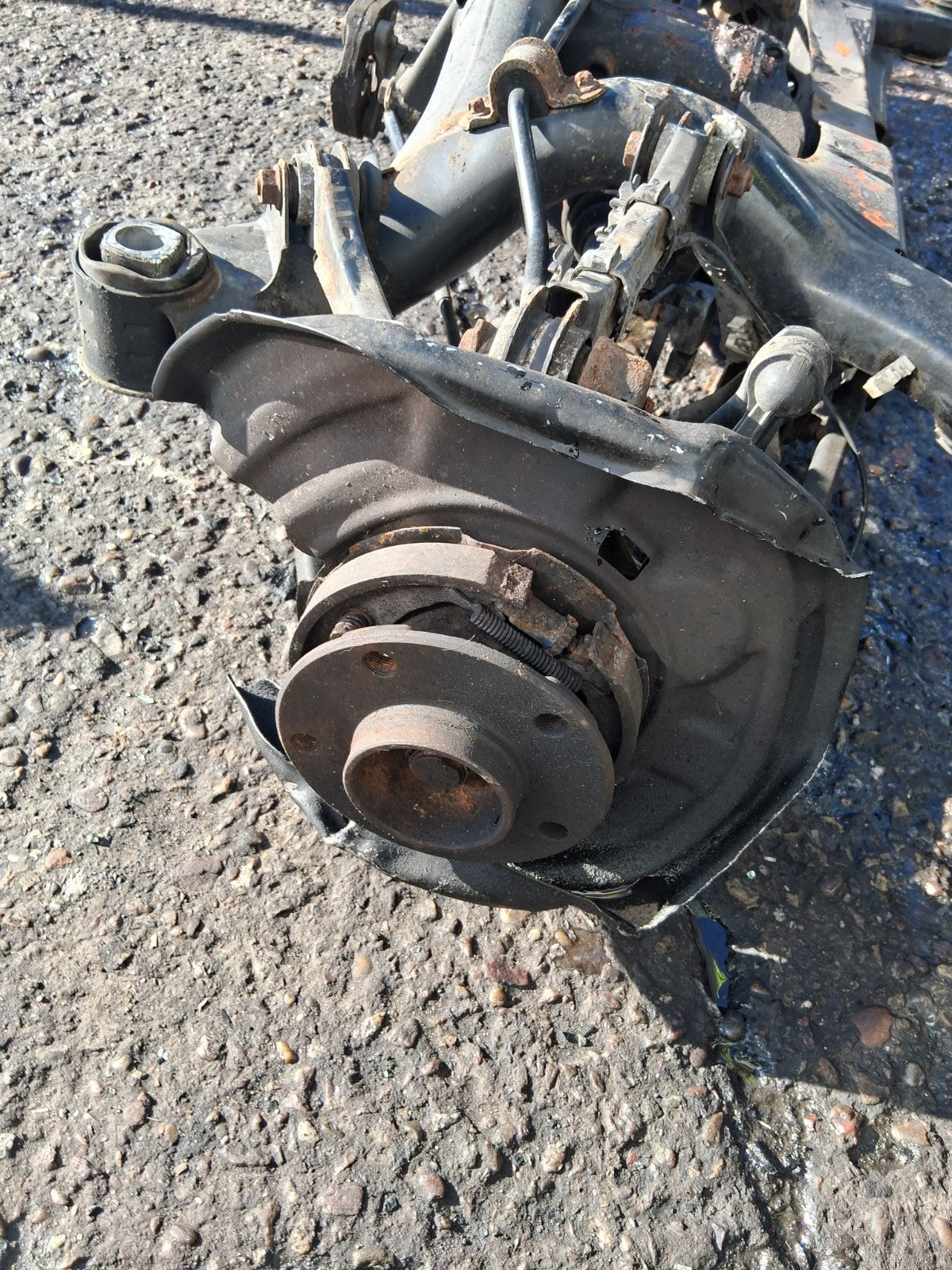 2017 BMW 3 SERIES F30 2.0 DIESEL COMPLETE REAR AXLE DIFF HUB DISC TYPE 7605589