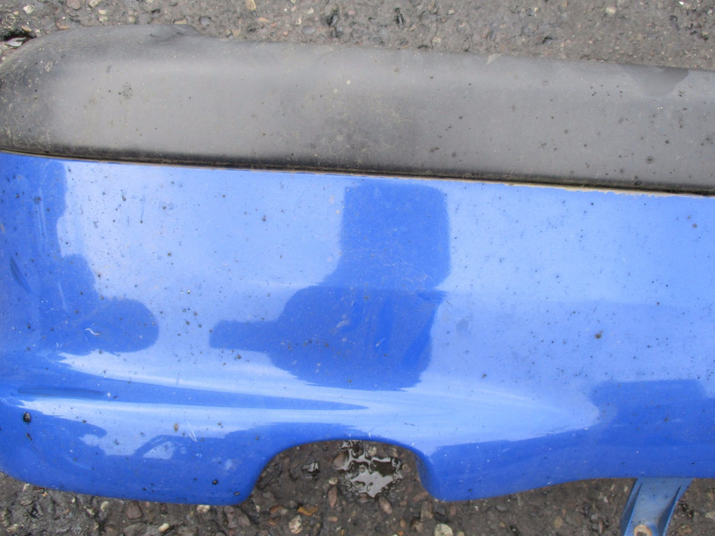 PEUGEOT 206 2003 REAR BACK PLASTIC BUMPER BLUE