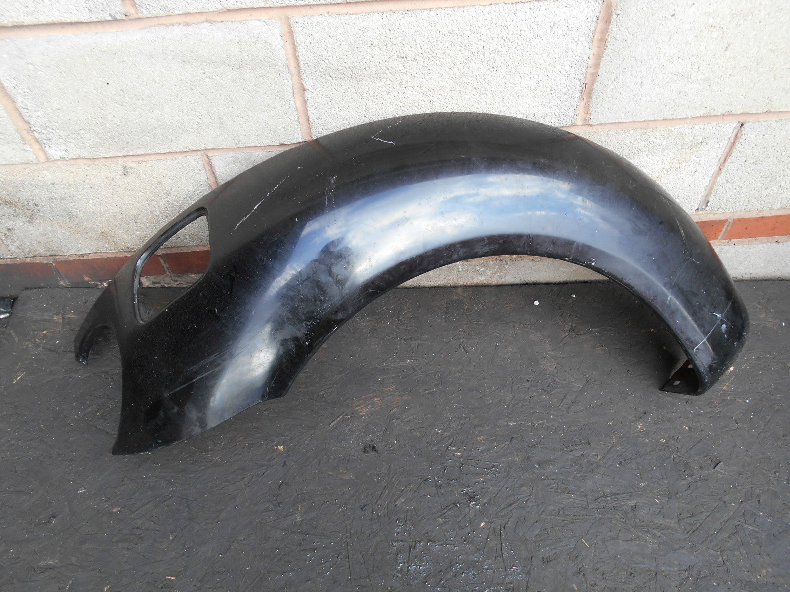 VOLKSWAGEN VW BEETLE 2003 NSR PASSENGER SIDE WING PANEL BLACK LC9Z