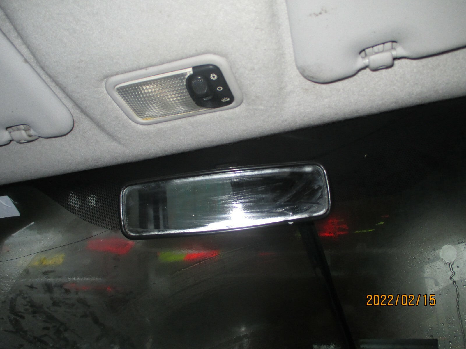 PEUGEOT PARTNER 2010 MK1 FRONT INTERIOR REAR VIEW MIRROR