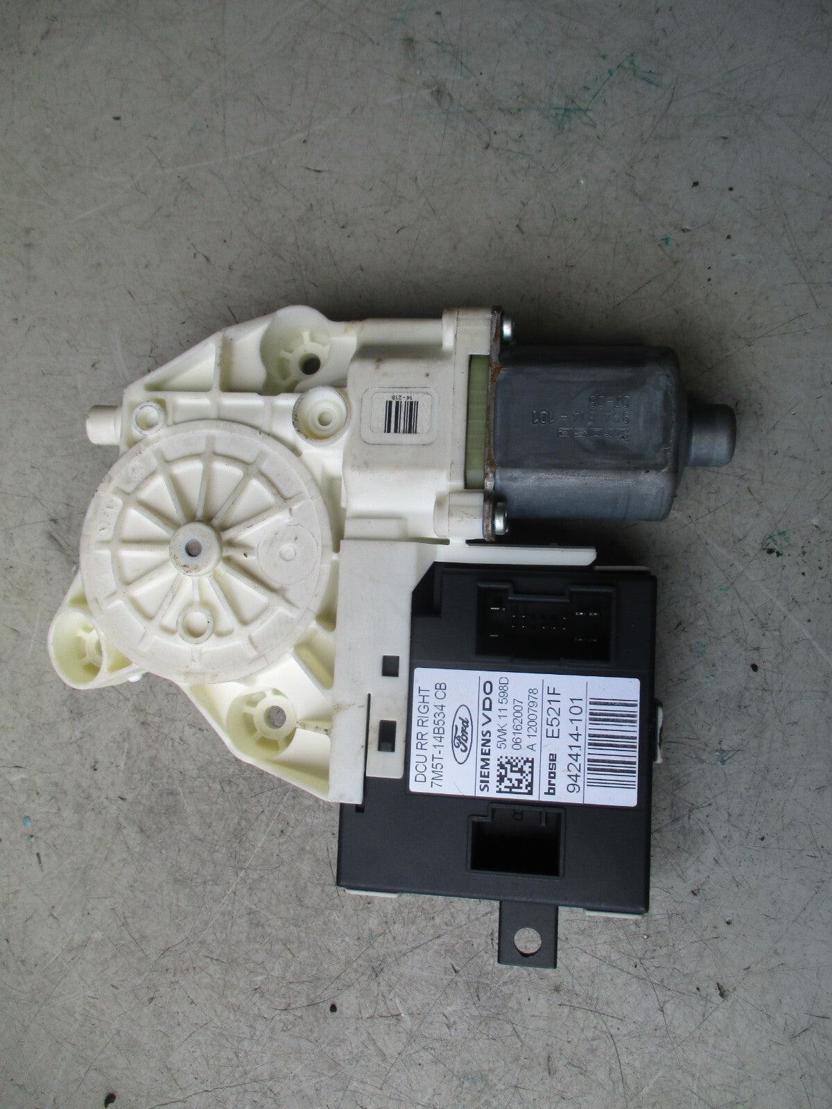2007 FORD FOCUS MK2 HATCHBACK OSR PASSENGER SIDE FRONT WINDOW MOTOR 7M5T14B534CB