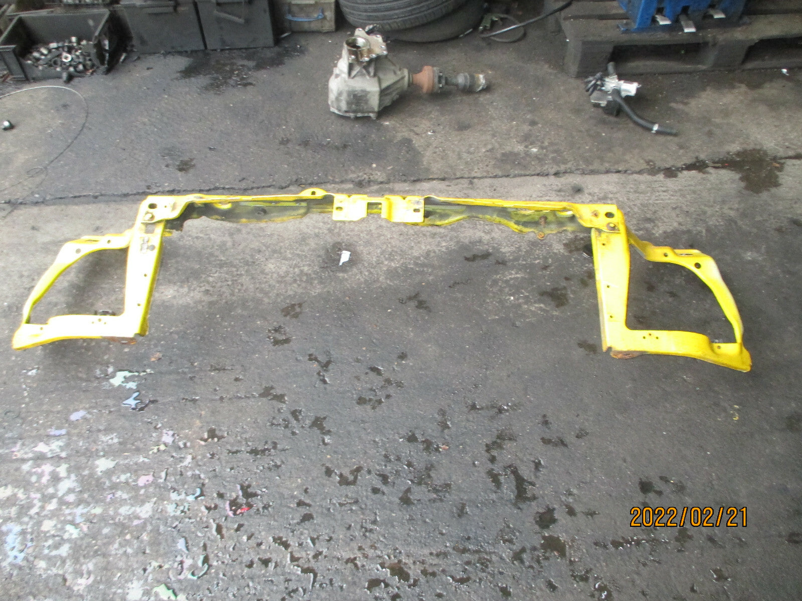 FORD TRANSIT MK7 2012 FRONT COMPLETE SLAM PANEL YELLOW