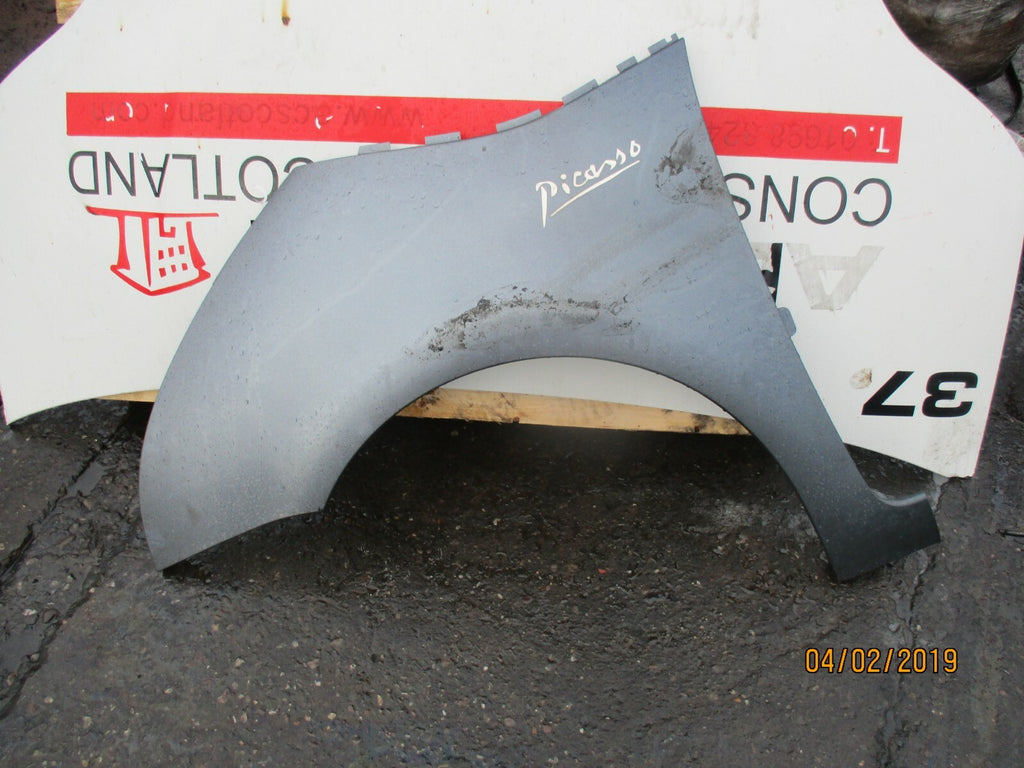 CITROEN C4 PICASSO MK1 NSF PASSENGER SIDE FRONT WING PANEL EZWD GRIS FER
