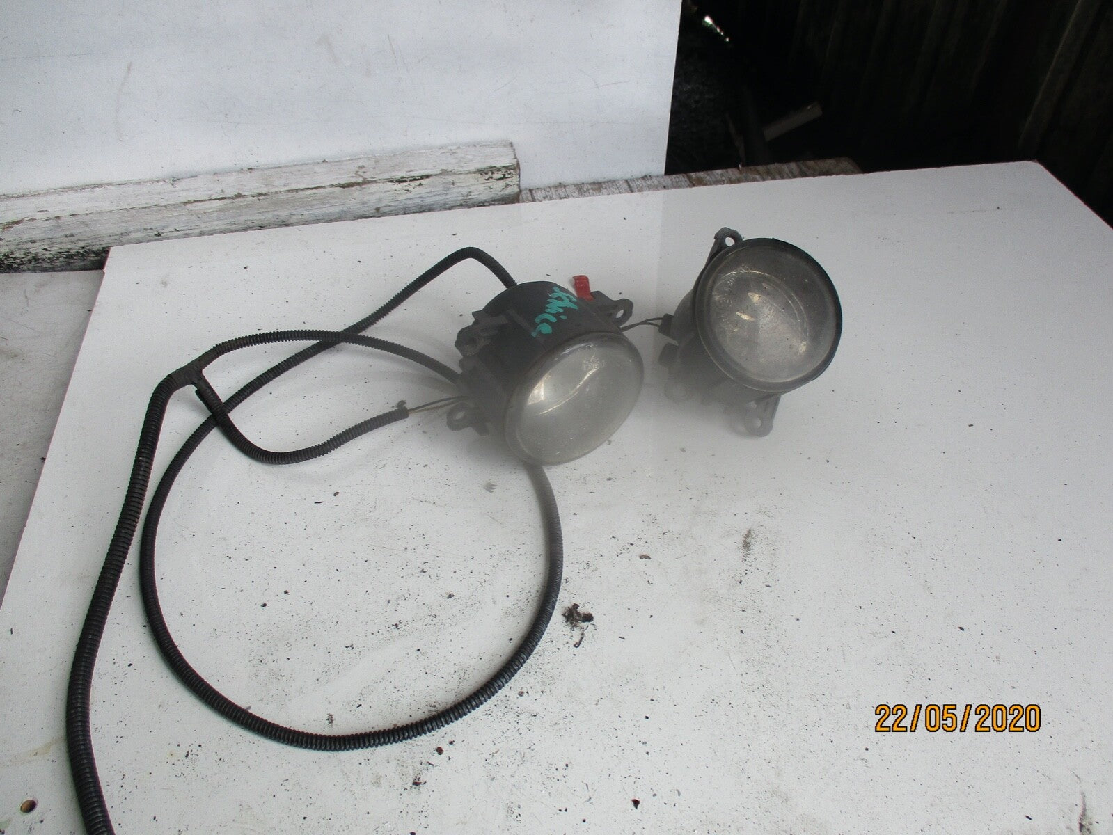RENAULT GRAND SCENIC 2005 PAIR OF FOG LIGHTS 89210094