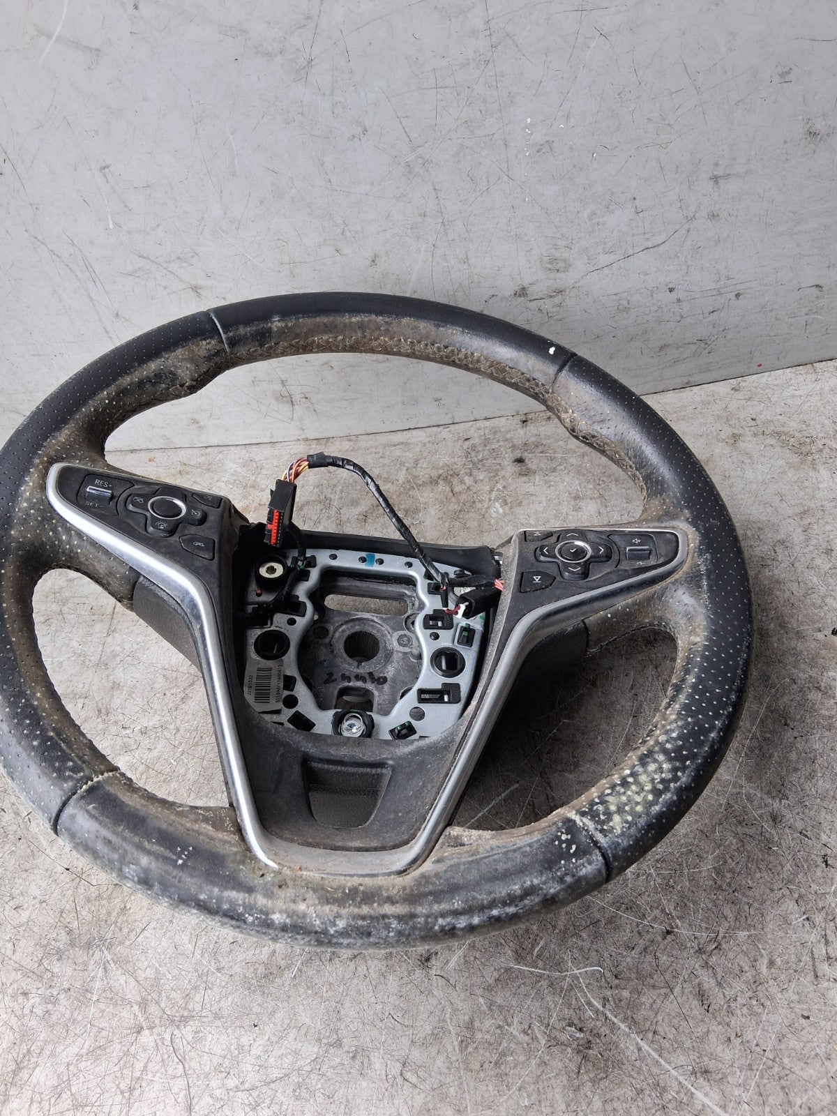 2015 VAUXHALL INSIGNIA MULTIFUNCTIONAL STEERING WHEEL 23191532