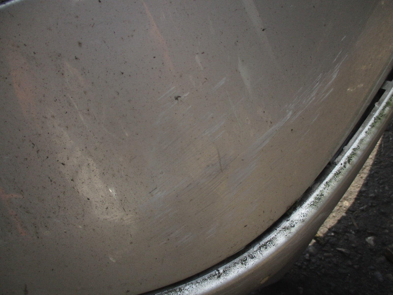 2002 MERCEDES C CLASS COUPE CL203 REAR BUMPER SILVER