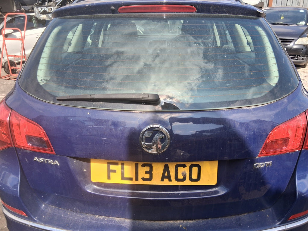 2013 VAUXHALL ASTRA J ESTATE REAR BARE TAILGATE BOOTLID BLUE