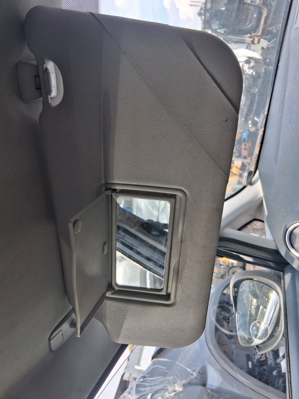 2012 FORD FIESTA MK7 NSF PASSENGER SIDE FRONT LEFT SUN VISOR SHADE