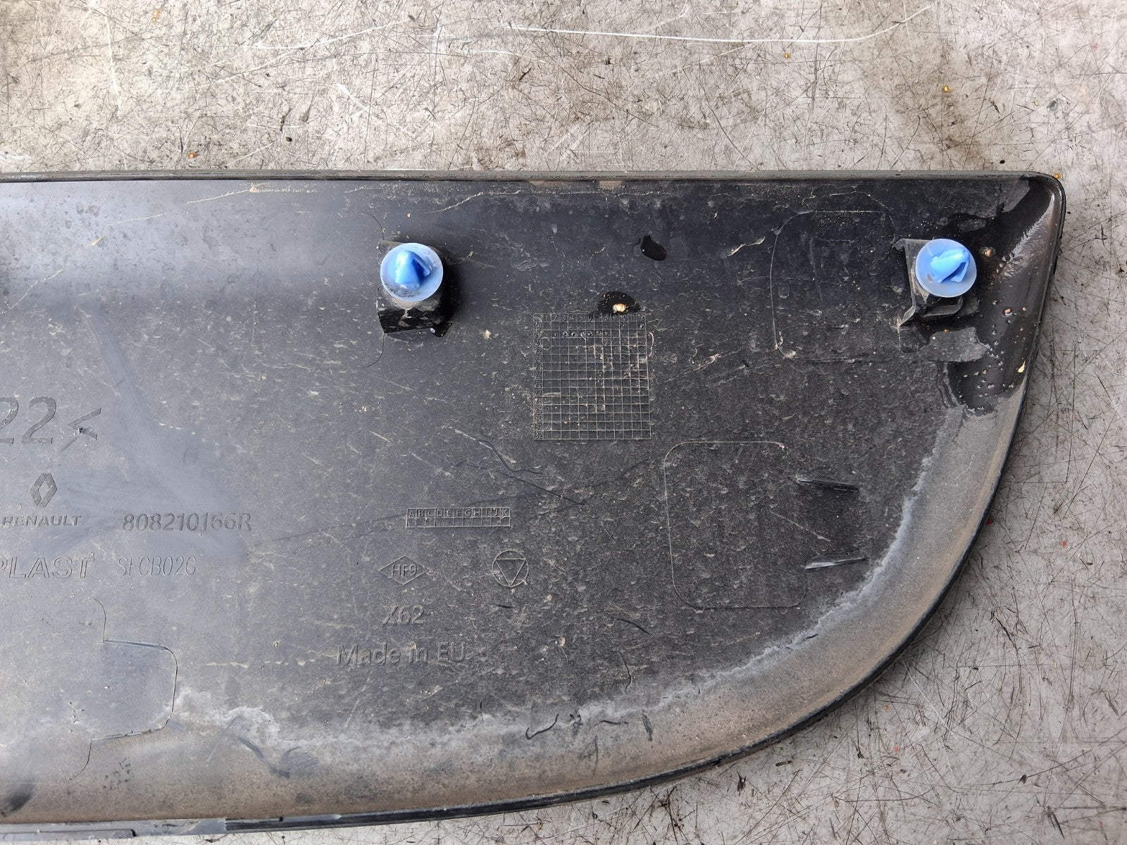 2023 RENAULT MASTER MK3 NS PASSENGER SIDE LEFT BODY MOULDING TRIM 808210166R