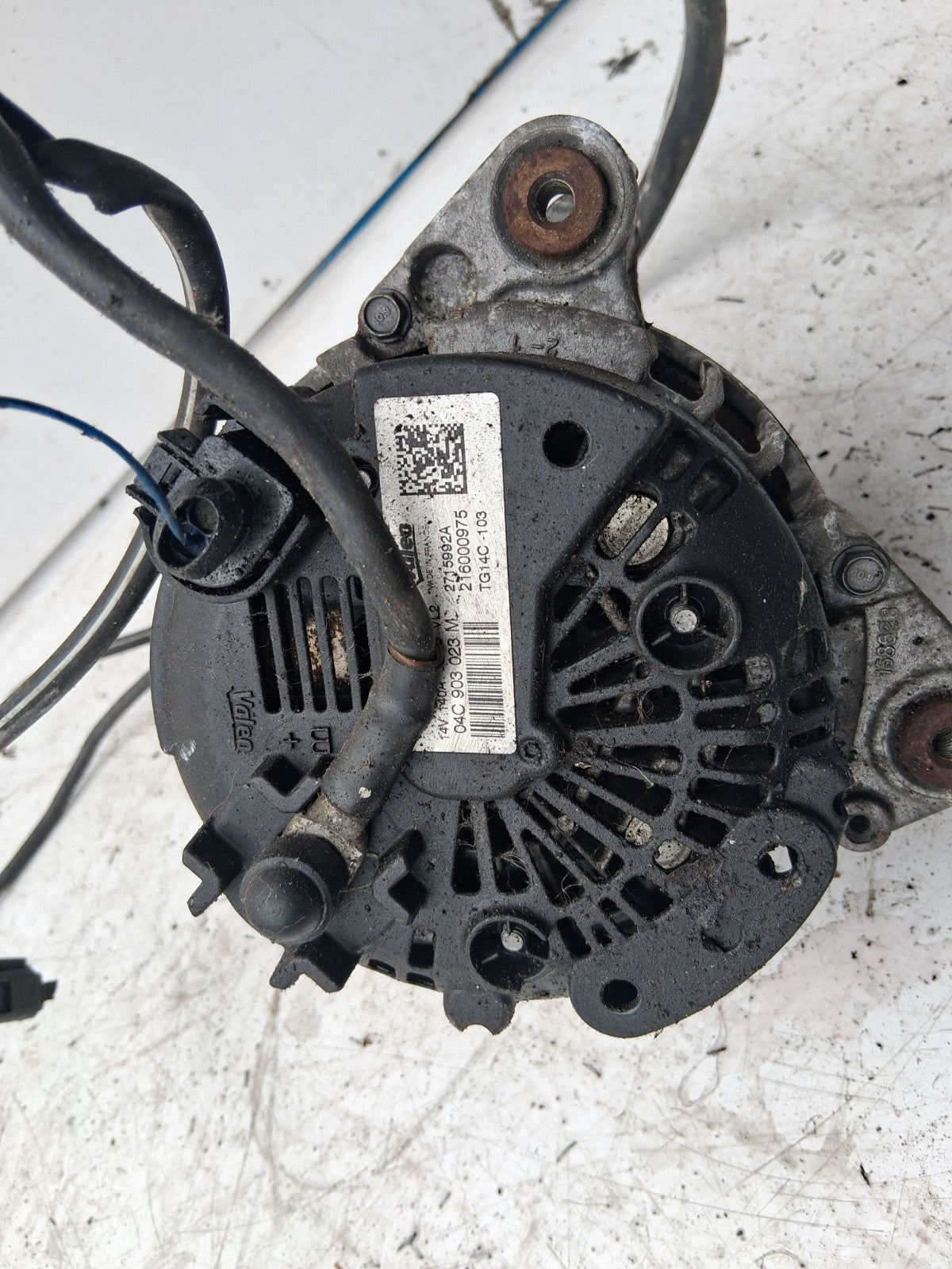 SEAT IBIZA MK4 6J 2015 1.4 PETROL ALTERNATOR 04C903023M