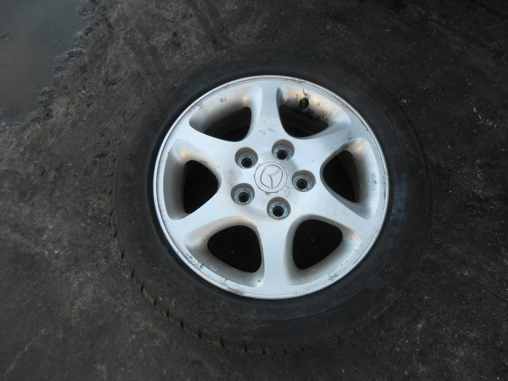 MAZDA PREMACY CP 2002 6 SPOKE 5 STUD ALUMINIUM ALLOY WHEEL 195/55 R15 REF002