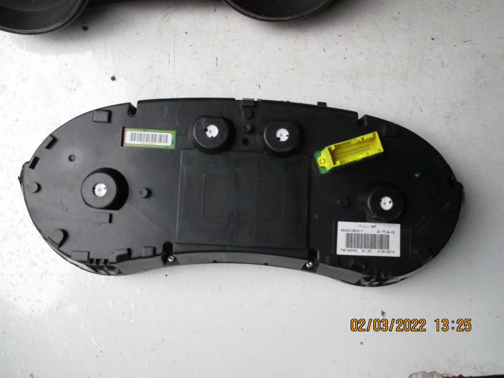 PEUGEOT 308 MK1 2010 1.4 8FS/EP3 CLOCKS SPEEDO INSTRUMENT CLUSTER 9666642280  --