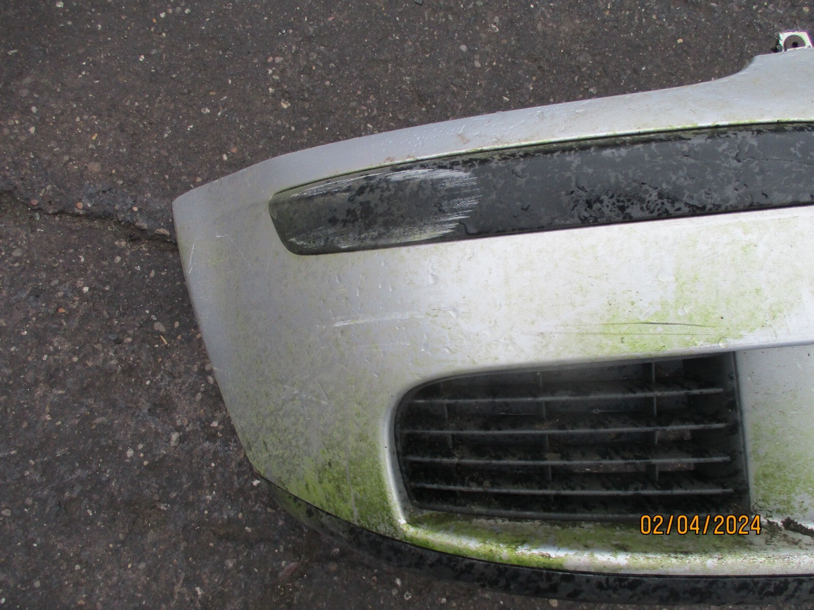 2006 VW VOLKSWAGEN GOLF MK5 FRONT BUMPER SILVER