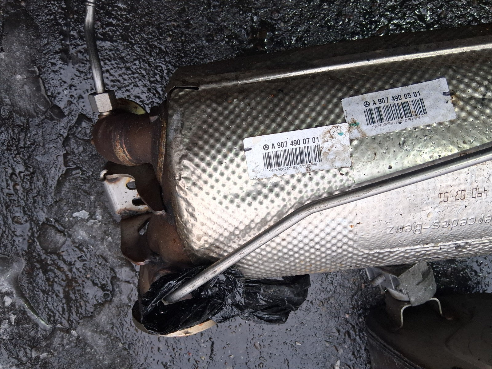 2023 MERCEDES SPRINTER W907 2.0 DIESEL DPF DIESEL PARTICULATE FILTER A9074900701