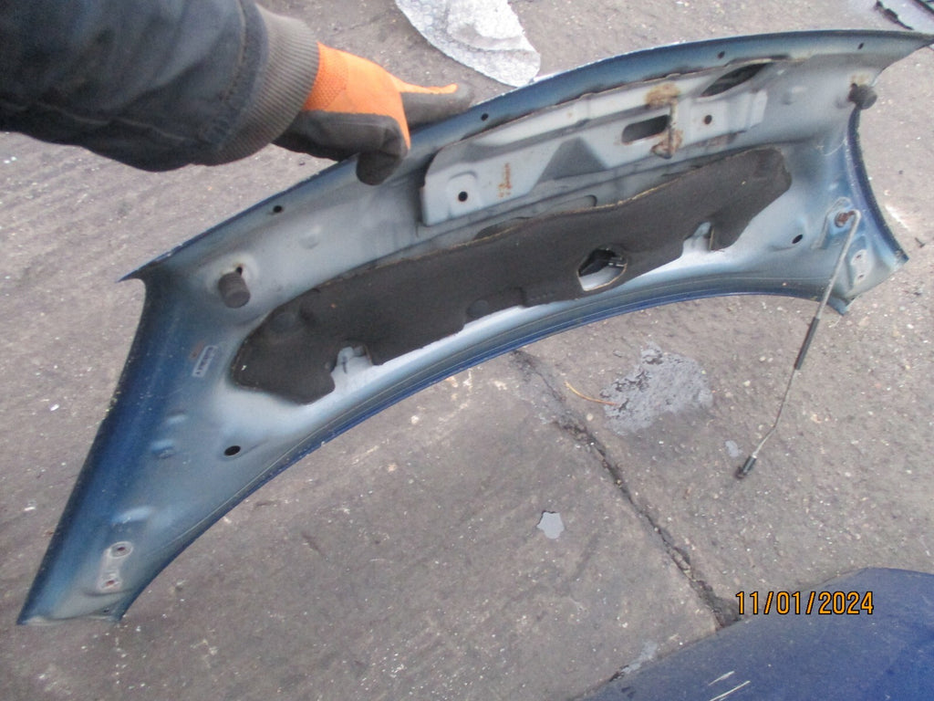CITROEN C1  2007 FRONT COMPLETE BONNET HOOD BLUE