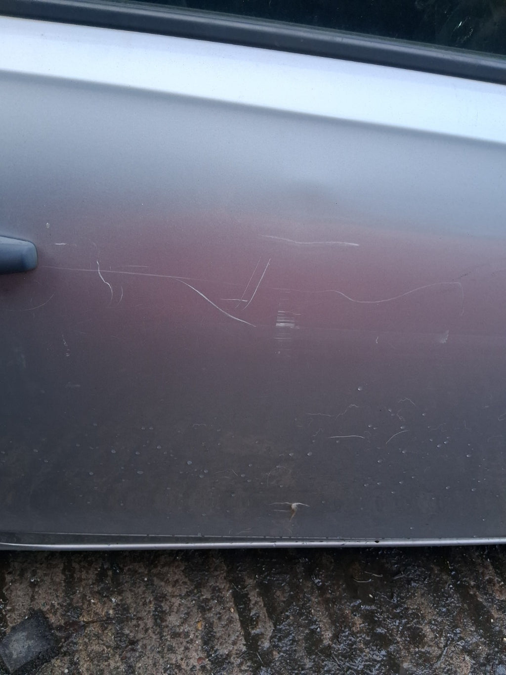 2018 VAUXHALL CORSA E 3 DOOR CORSA VAN OS DRIVER SIDE RIGHT BARE DOOR SILVER