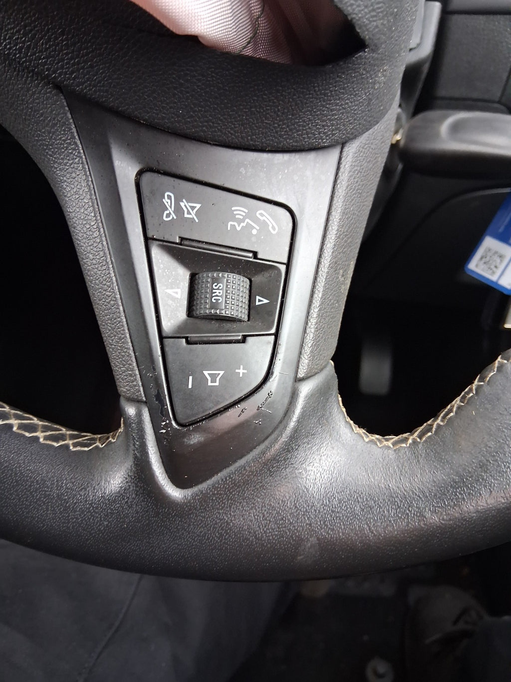 2019 VAUXHALL ASTRA K MULTIFUNCTIONAL STEERING WHEEL BLACK
