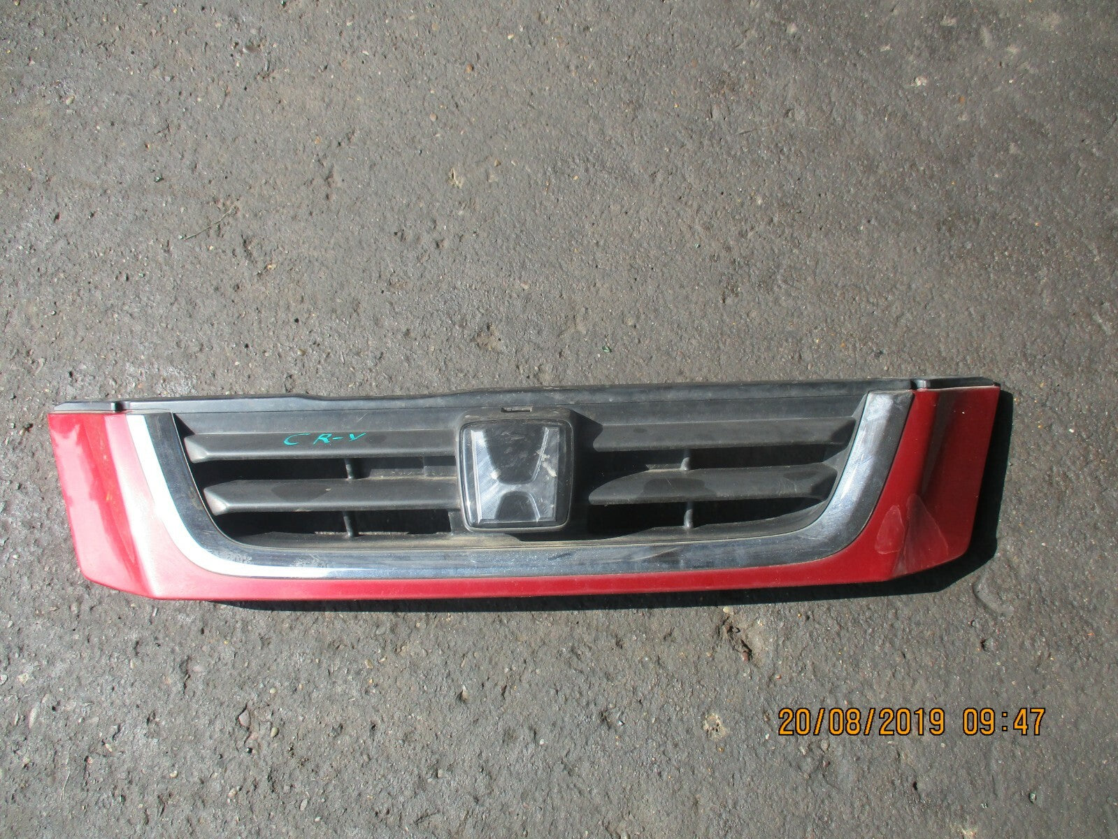 HONDA CRV MK1 FRONT HOOD GRILLE PANEL RED