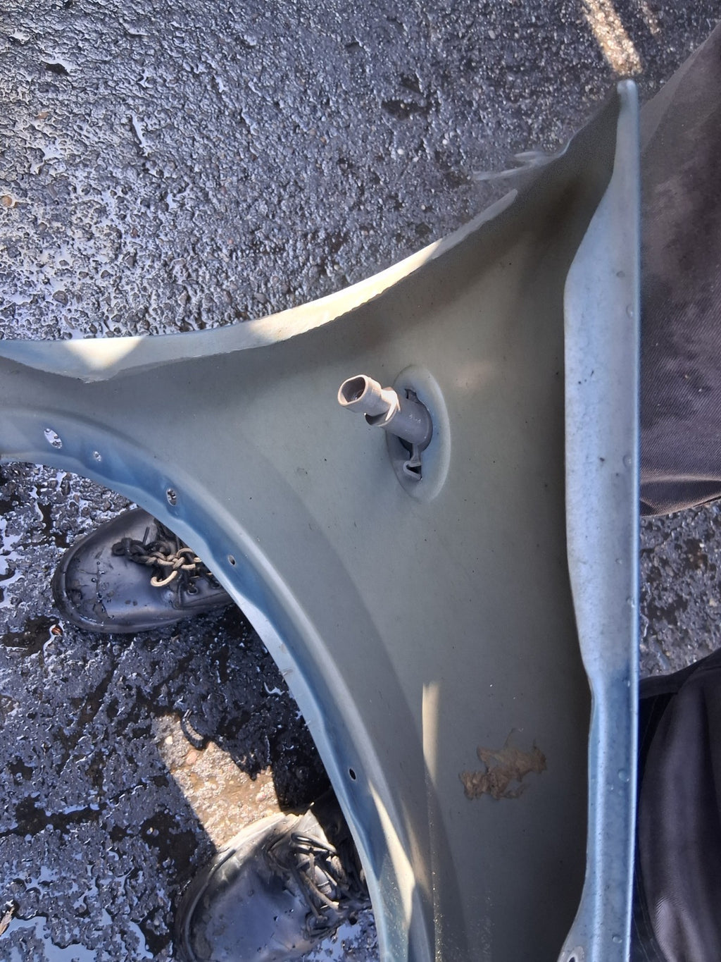 2006 VAUXHALL CORSA C NSF PASSENGER SIDE FRONT LEFT WING PANEL BLUE