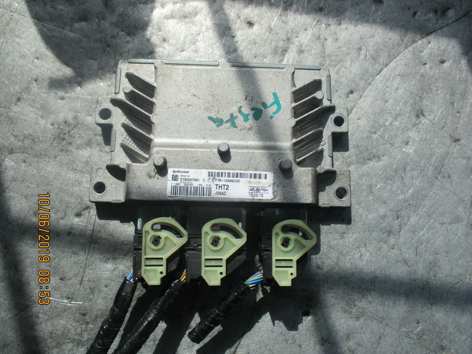 FORD FIESTA MK7 1.25 2017 ENGINE ECU S180047061
