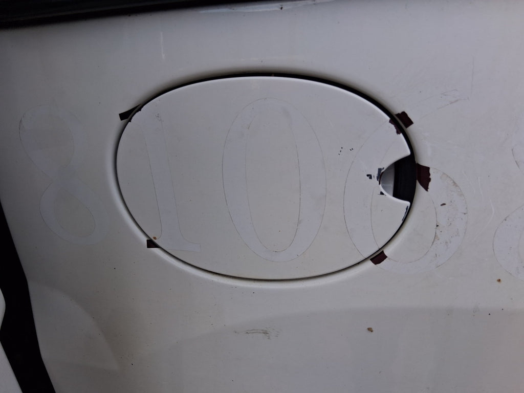 2016 CITROEN DISPATCH MK2 FUEL FLAP LID COVER WHITE
