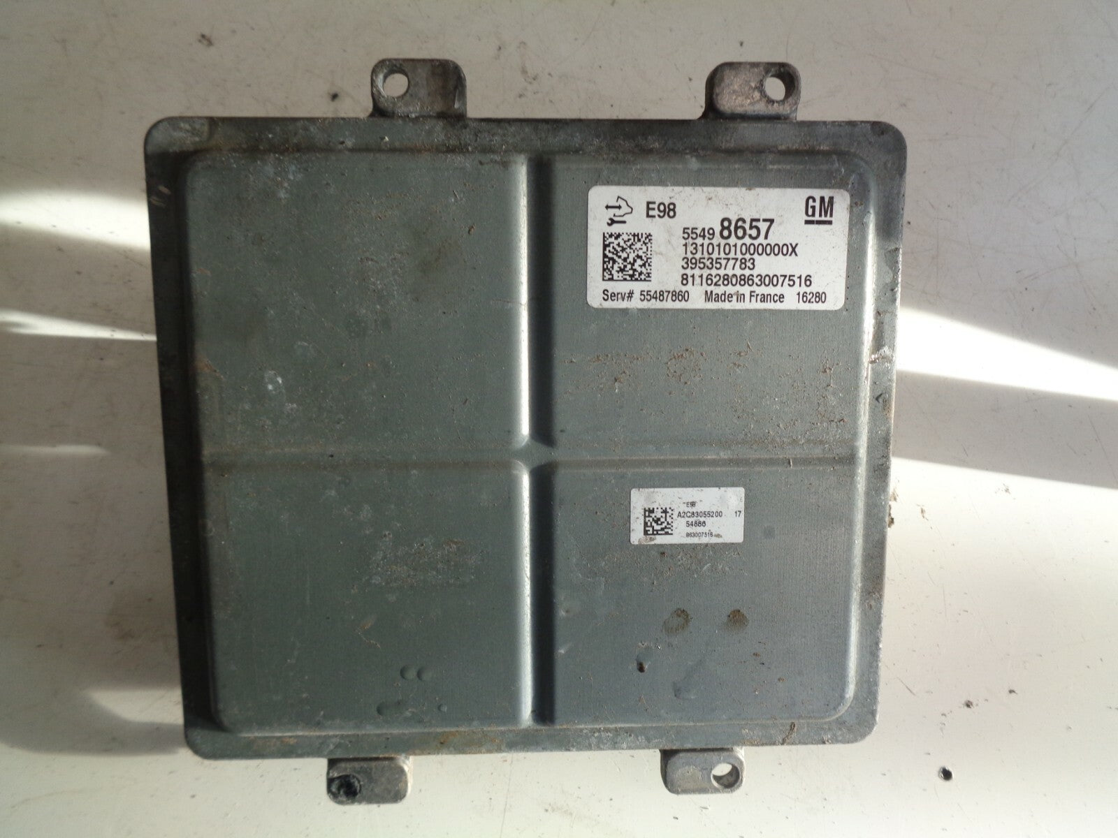 VAUXHALL CORSA E MK4  2014-2019 1.2 PETROL ECU ENGINE CONTROL MODULE 55498657