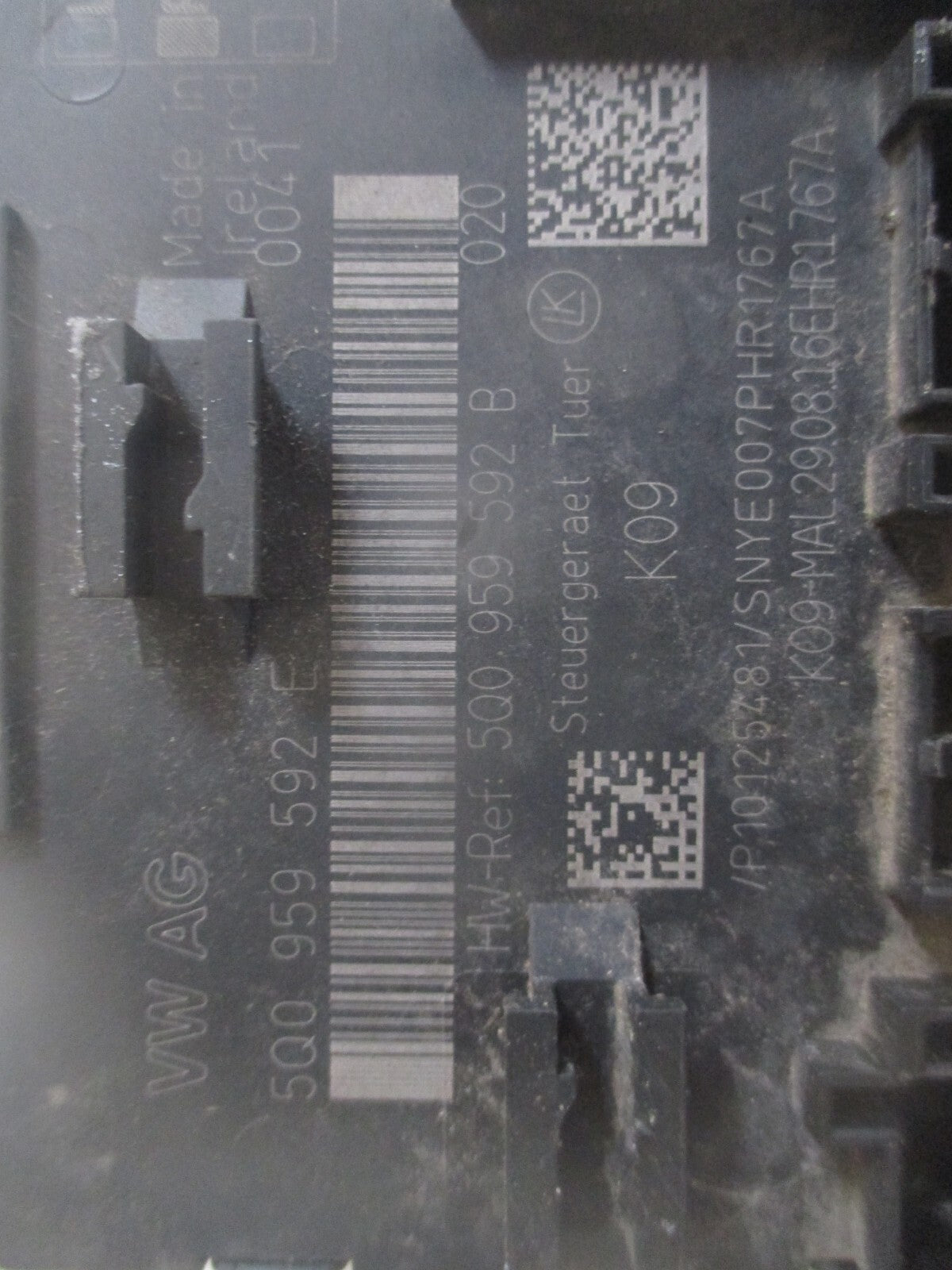 VOLKSWAGEN TIGUAN 2016 CONTROL MODULE 5Q0959592B