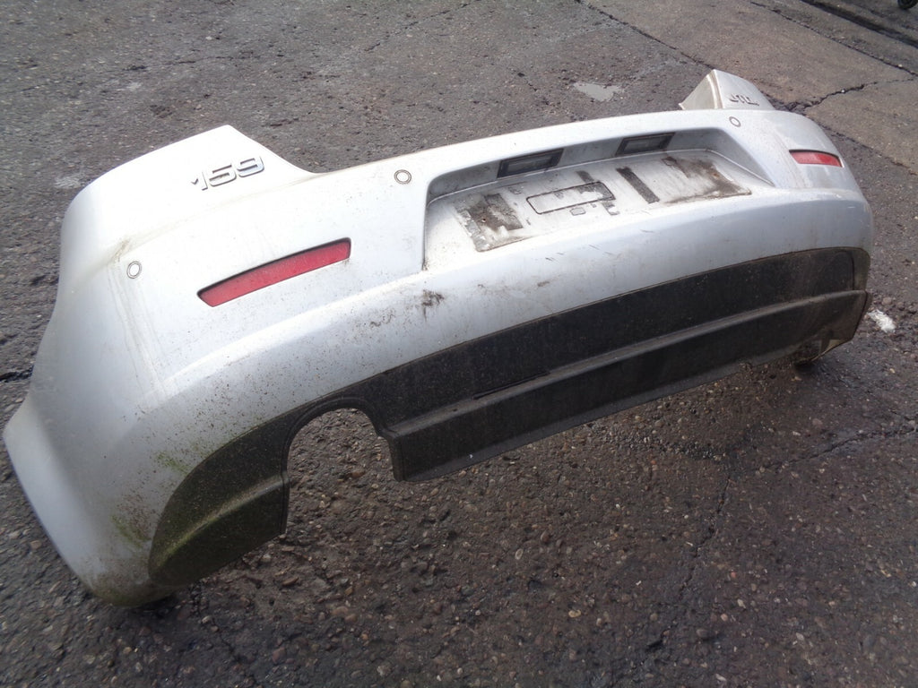 ALFA ROMEO 159 COMPLETE REAR BUMPER WITH PARKING SENSORS IN SILVER