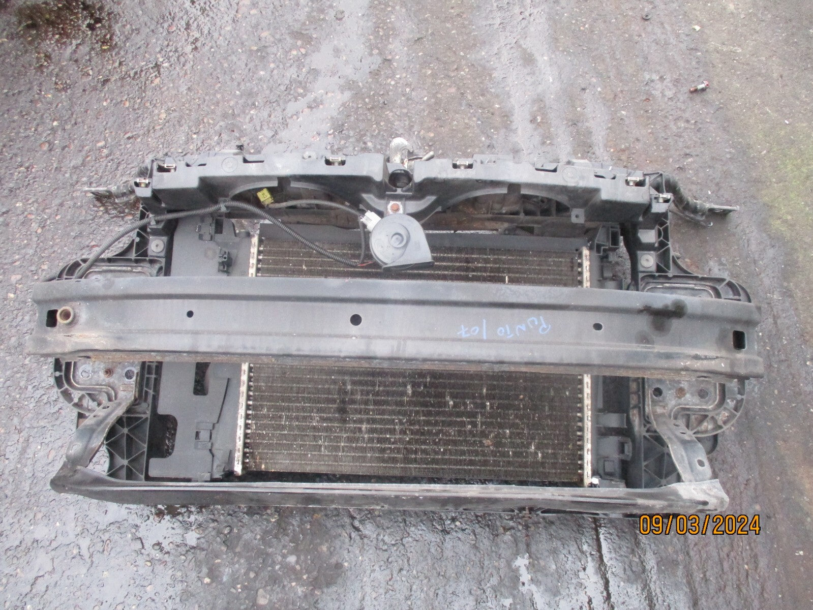 FIAT GRANDE PUNTO 2007 1.2 PETROL FRONT COMPLETE SLAM PANEL RADPACK BAR RP 25