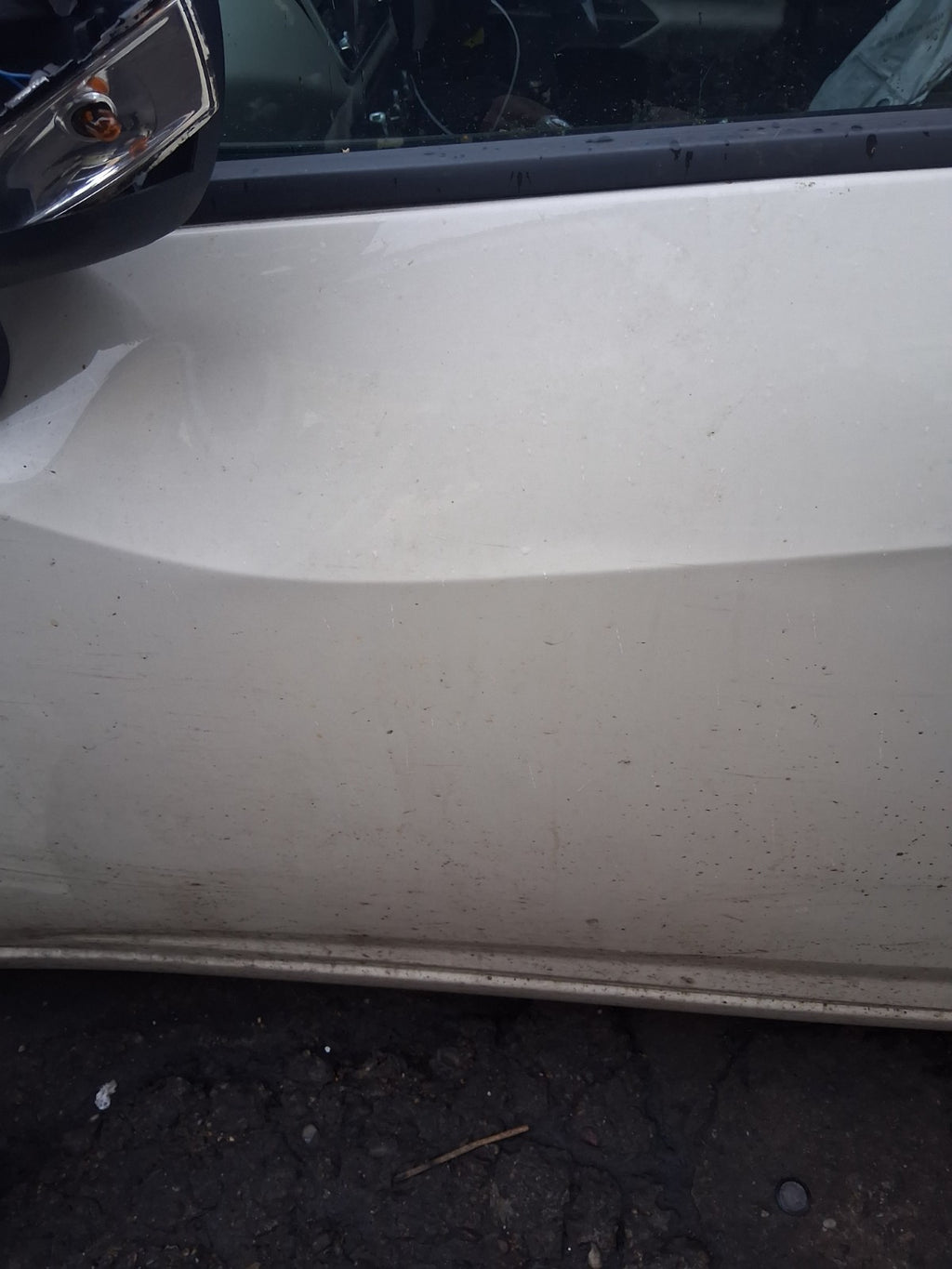2018 NISSAN MICRA K14 NSF PASSENGER SIDE FRONT LEFT BARE DOOR IVORY D16