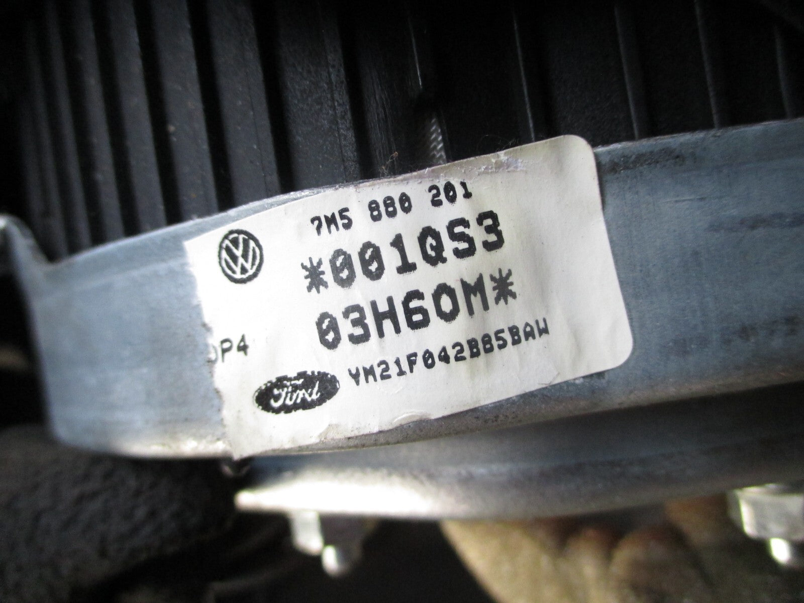 FORD GALAXY 2004 STEERING WHEEL AIRBAG 7M5880201