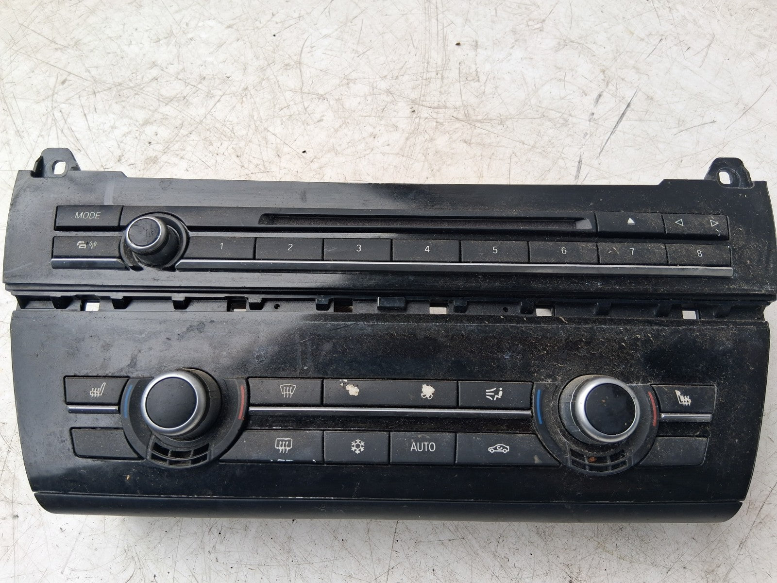 2010 BMW 5 SERIES F10 HEATER CONTROL SWITCH PANEL 9241243