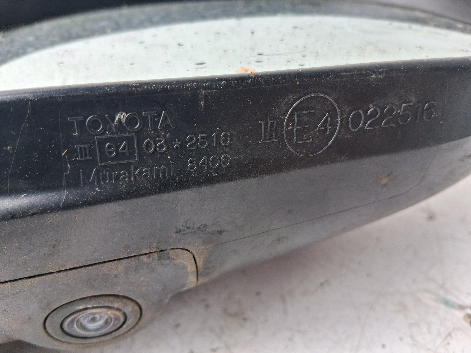 TOYOTA ESTIMA MK3 2013 OSF DRIVER OFF RIGHT SIDE WING MIRROR 022516