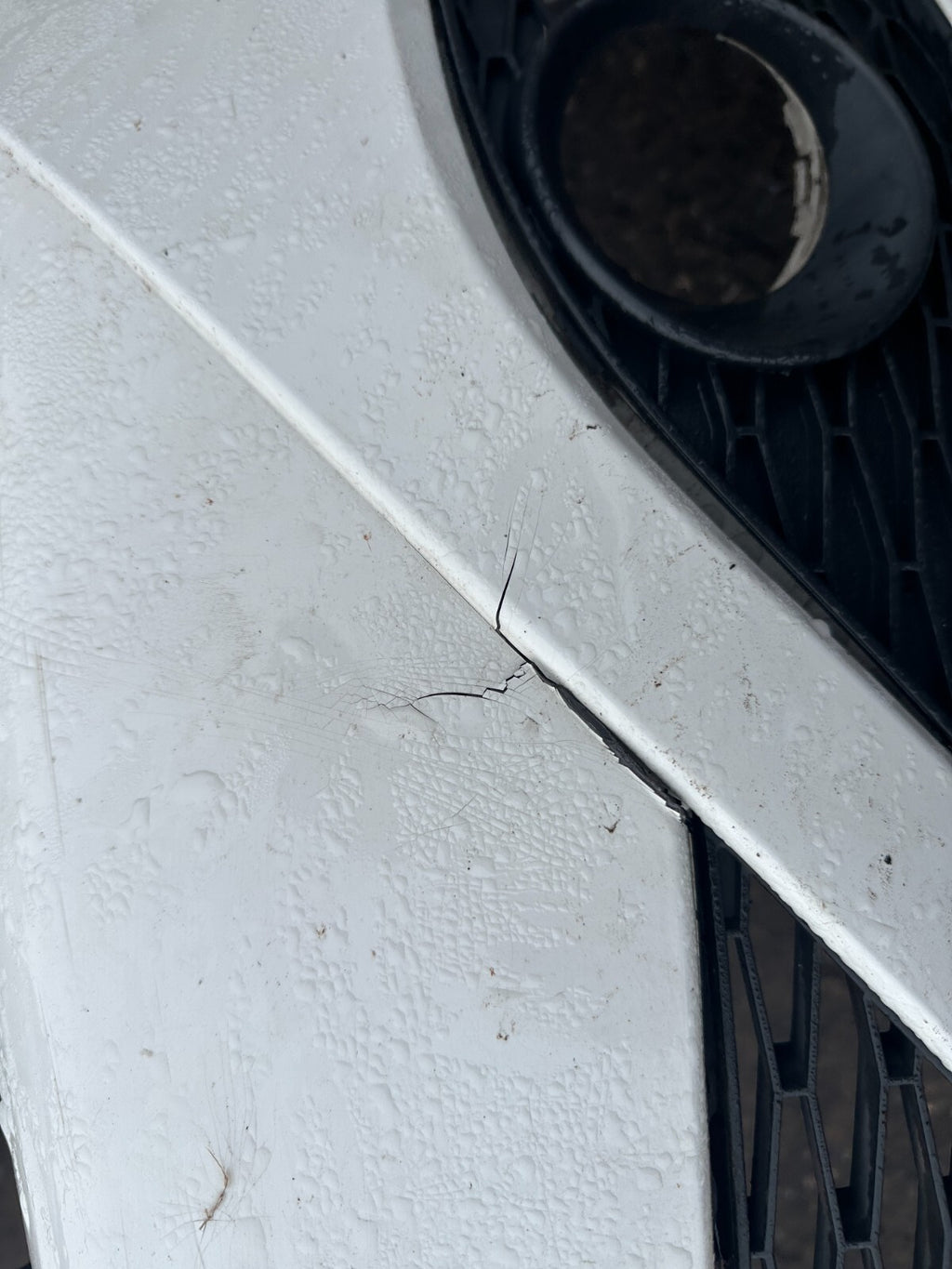 2012 SEAT IBIZA MK4 FRONT BUMPER WHITE PRE FACELIFT 6J0807221 A