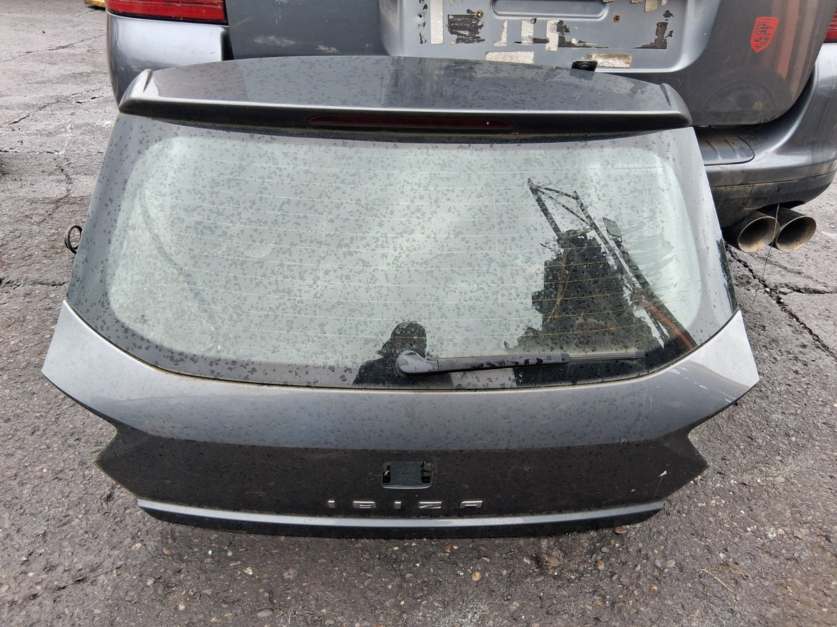 SEAT IBIZA MK5 2018 6F KJ REAR BARE TAILGATE BOOTLID MONSOON GREY METALLIC LX7R