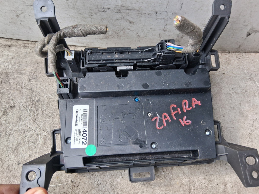 2016 VAUXHALL ZAFIRA C MK3 RADIO CD PLAYER ,MULTIMEDIA SWITCH PANEL 13474072