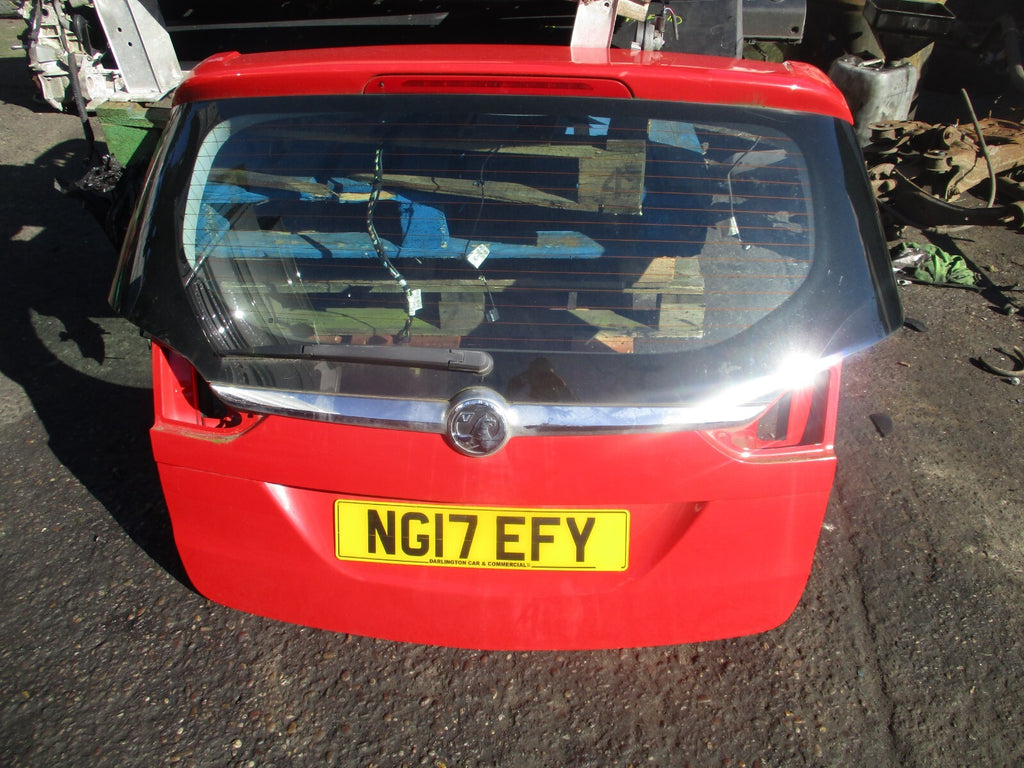 VAUXHALL ZAFIRA C MK3 2017 BARE REAR BOOT LID TAILGATE GLASS LAVA RED Z50S