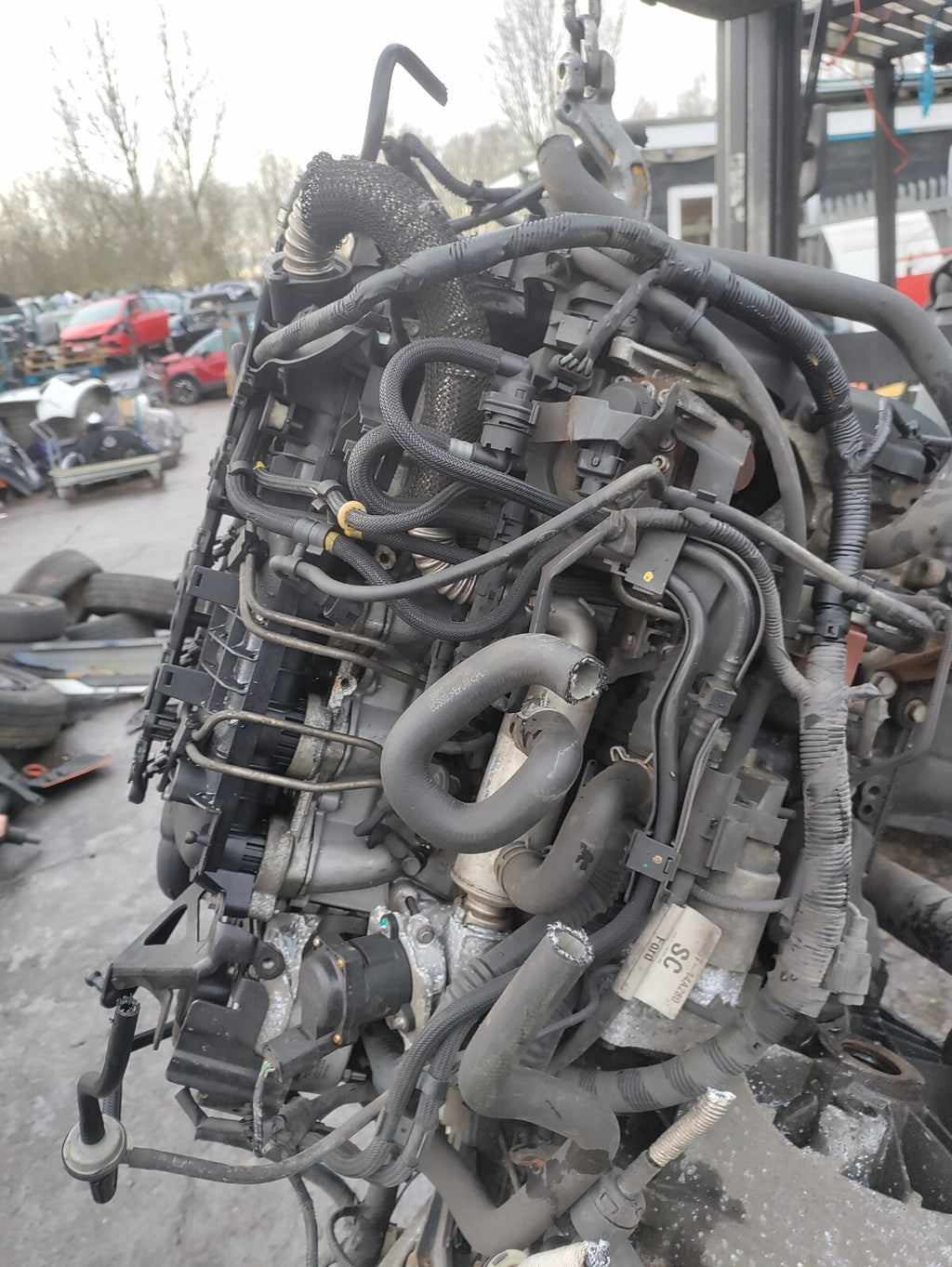 2007 FORD FOCUS MK2 1.6 DIESEL ENGINE COMPLETE 169K MILEAGE G8DB