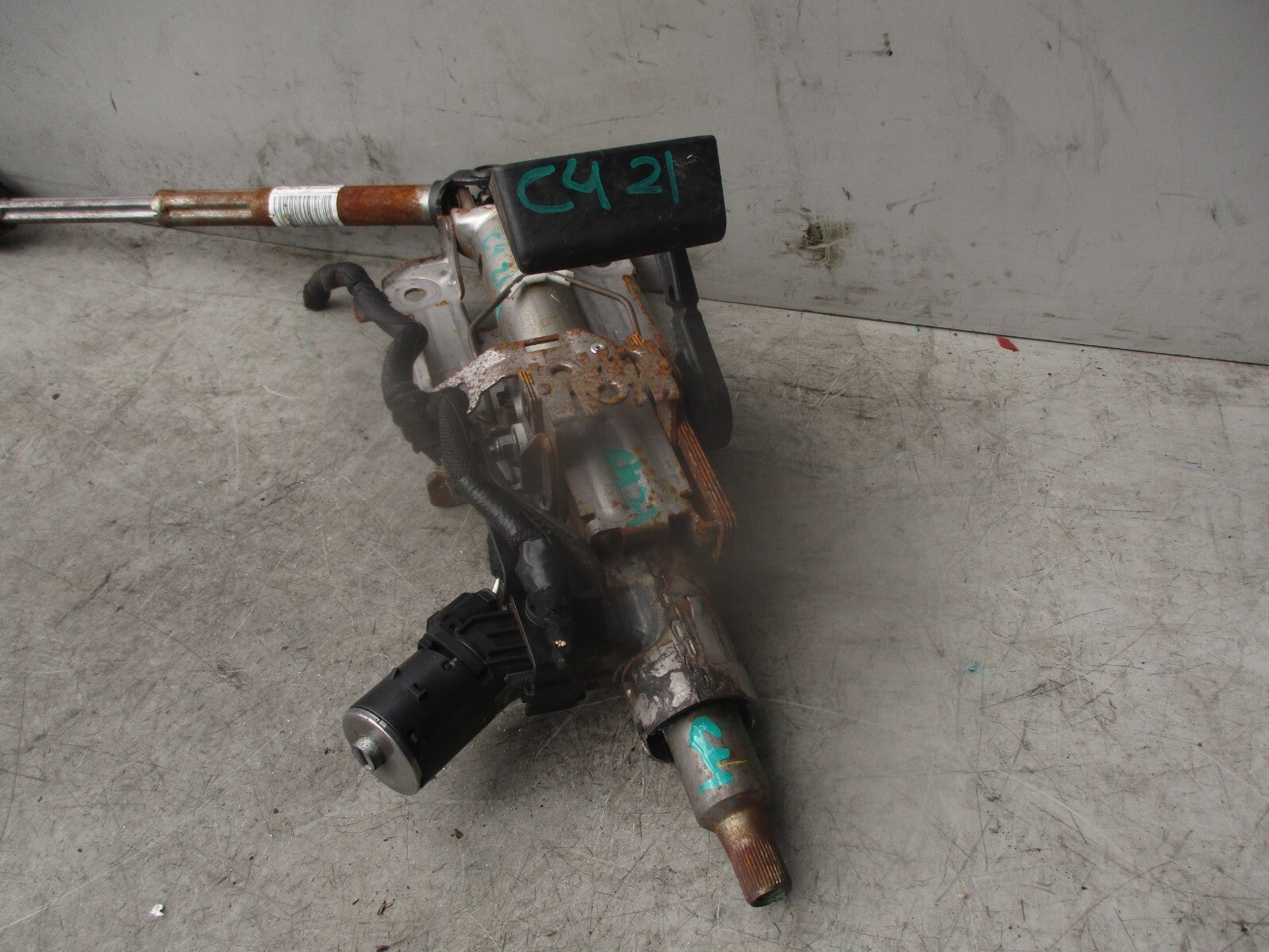 2021 CITROEN C4 MK3 1.2 PETROL STEERING COLUMN WITH KEY LOCK BARREL 9824740280R