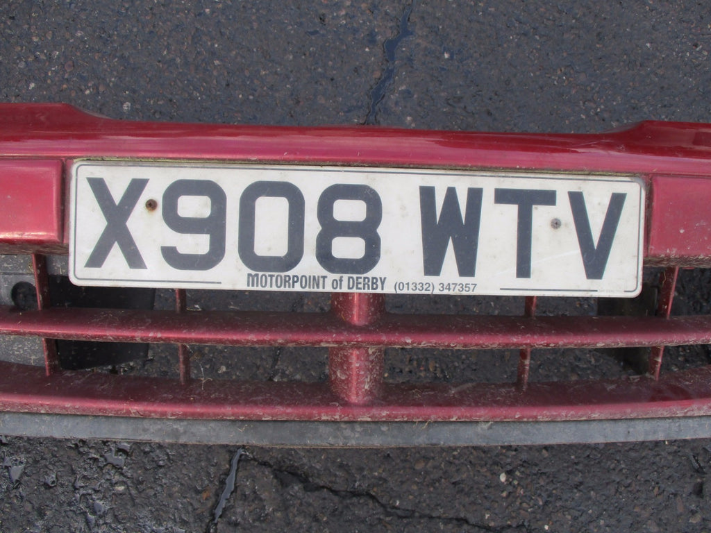 RENAULT MK1 MEGANE 1998 COMPLETE FRONT BUMPER FOG SPOT LIGHT BURGUNDY