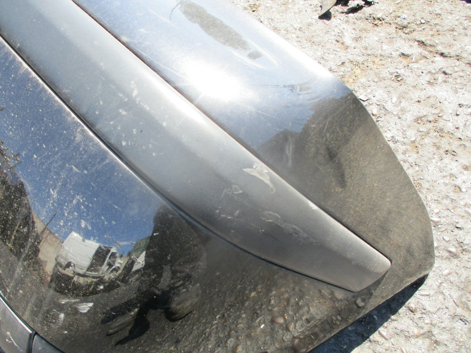 VW VOLKSWAGEN GOLF CABRIO 1998 REAR BACK PLASTIC BUMPER IN BLACK