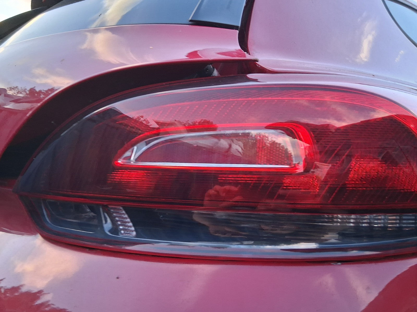 2014 VW VOLKSWAGEN SCIROCCO MK3 OSR DRIVER SIDE REAR RIGHT TAIL LIGHT