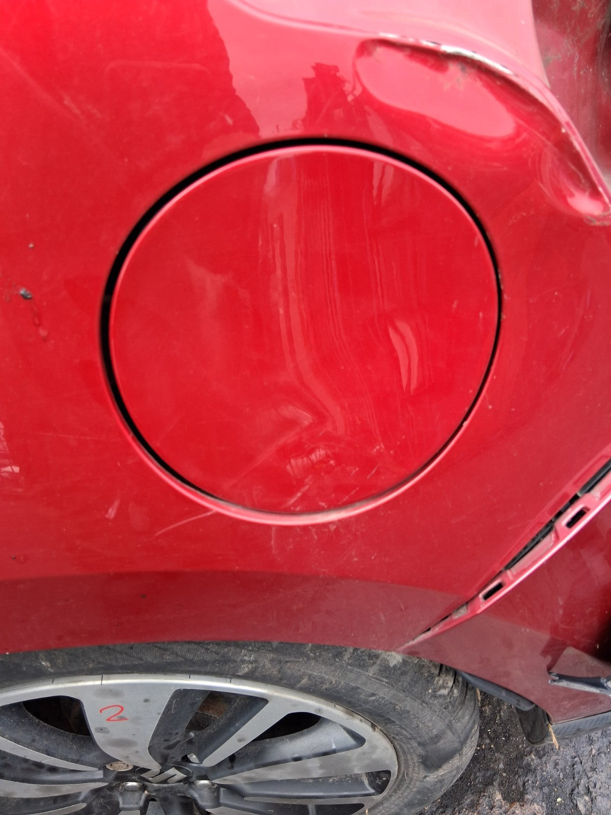 2019 SUZUKI SWIFT MK4 FUEL FLAP LID COVER BURNING RED ZWP