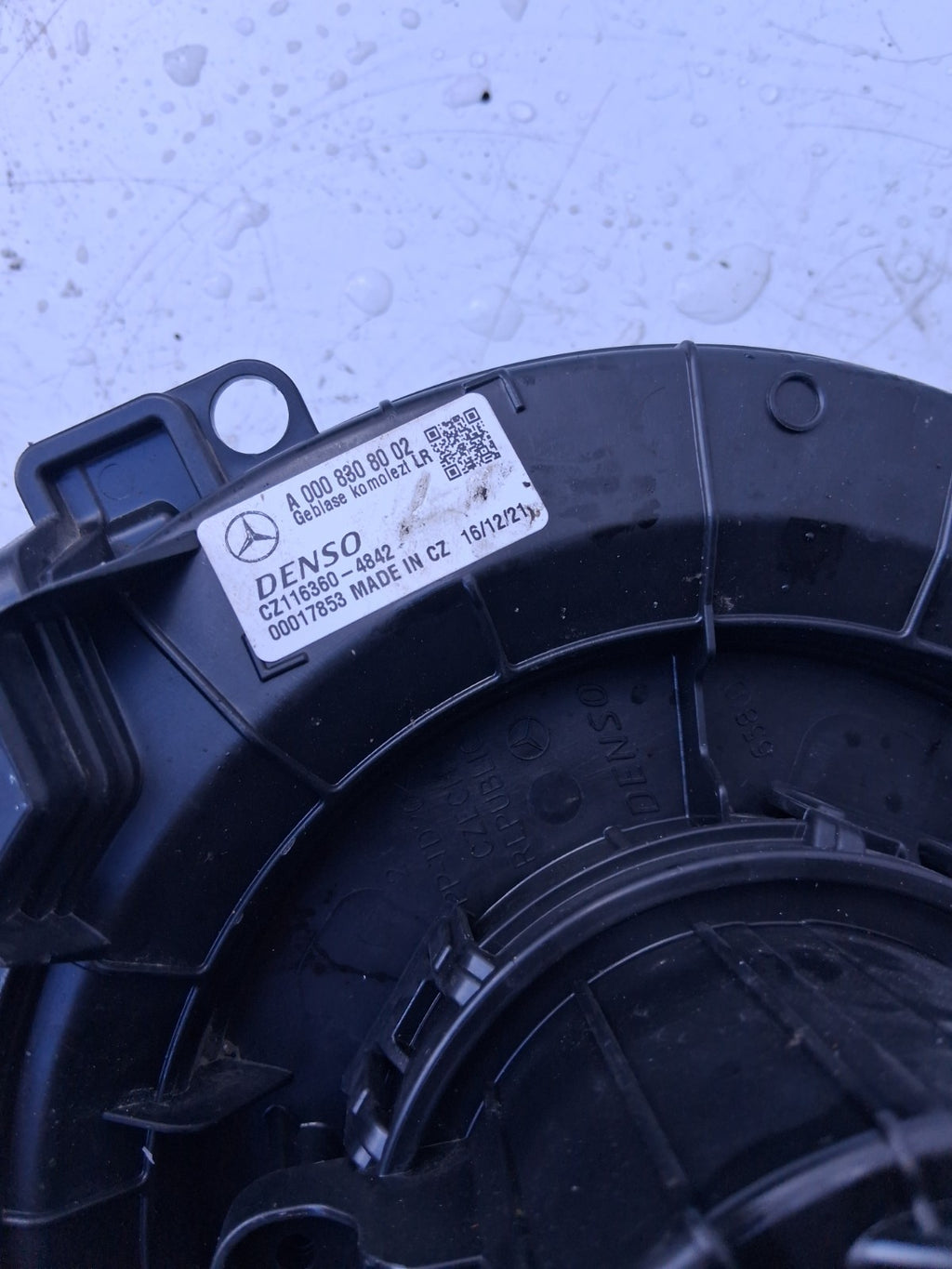 2022 MERCEDES SPRINTER HEATER BLOWER FAN MOTOR A0008308002