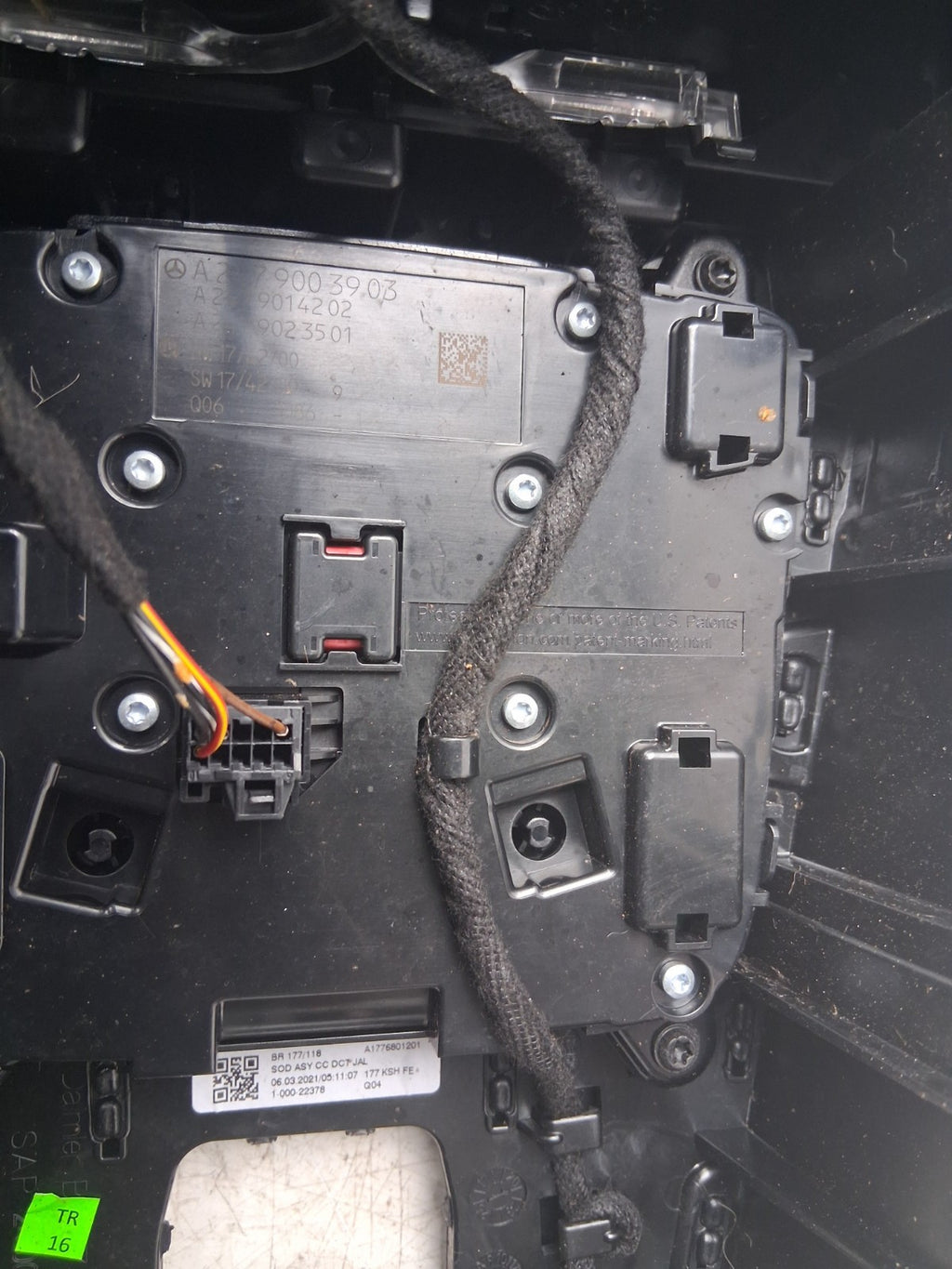 2019 MERCEDES-BENZ A CLASS CENTRE CONSOLE STORAGE PANEL A17768061