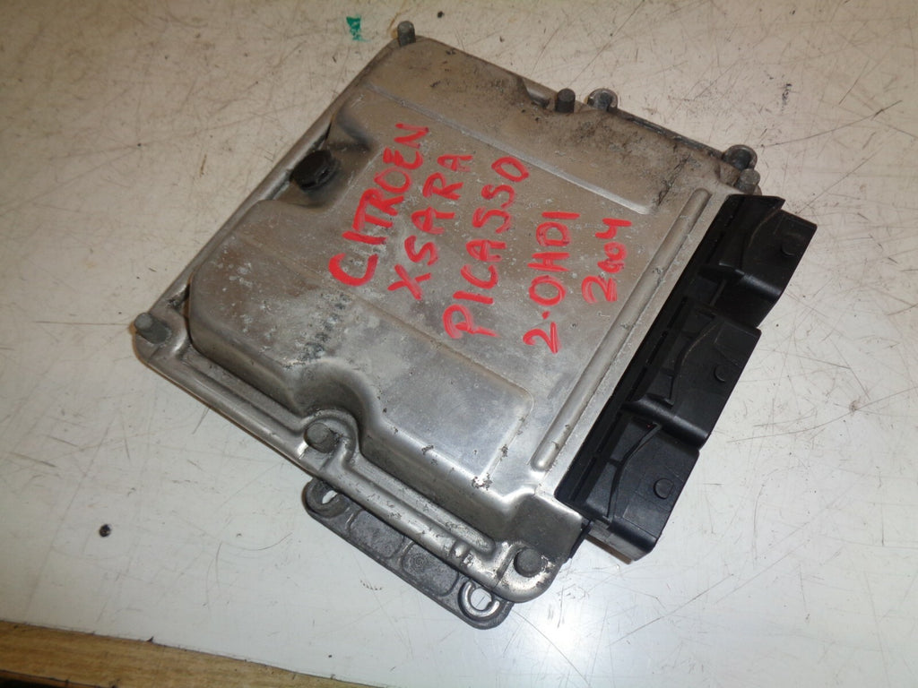 CITROEN XSARA PICASSO 2004 2.0 HDI ECU ENGINE CONTROL MODULE UNIT 9651593480