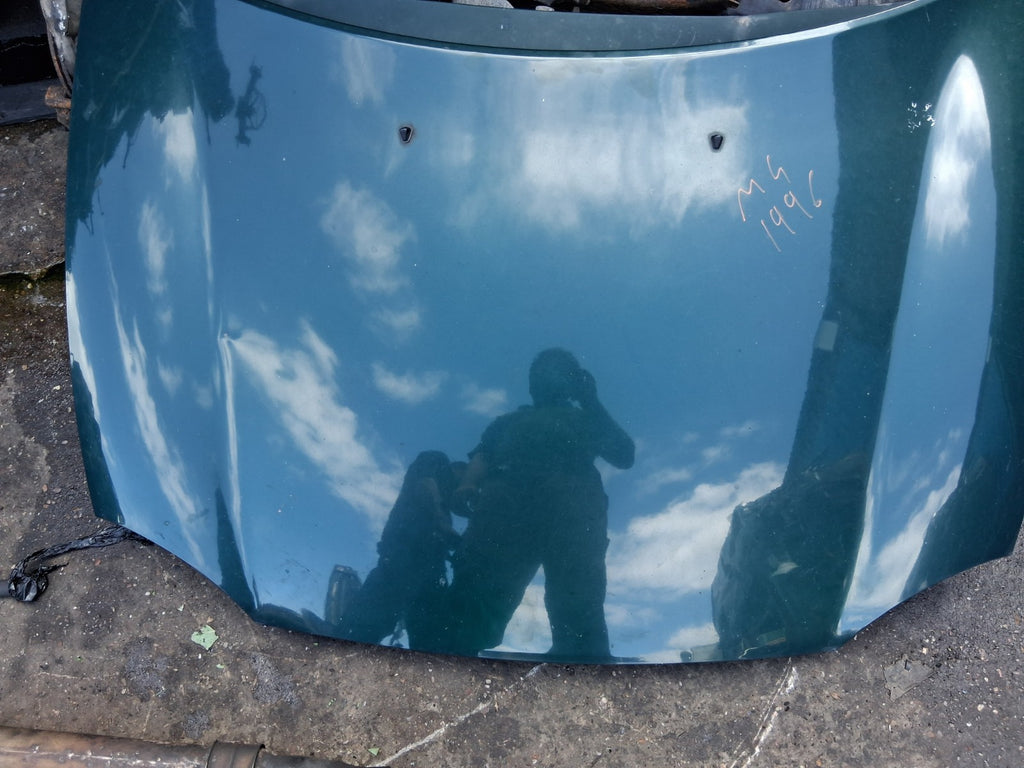 MG MGF 1996 MK1 FRONT BONNET HOOD PANEL GREEN