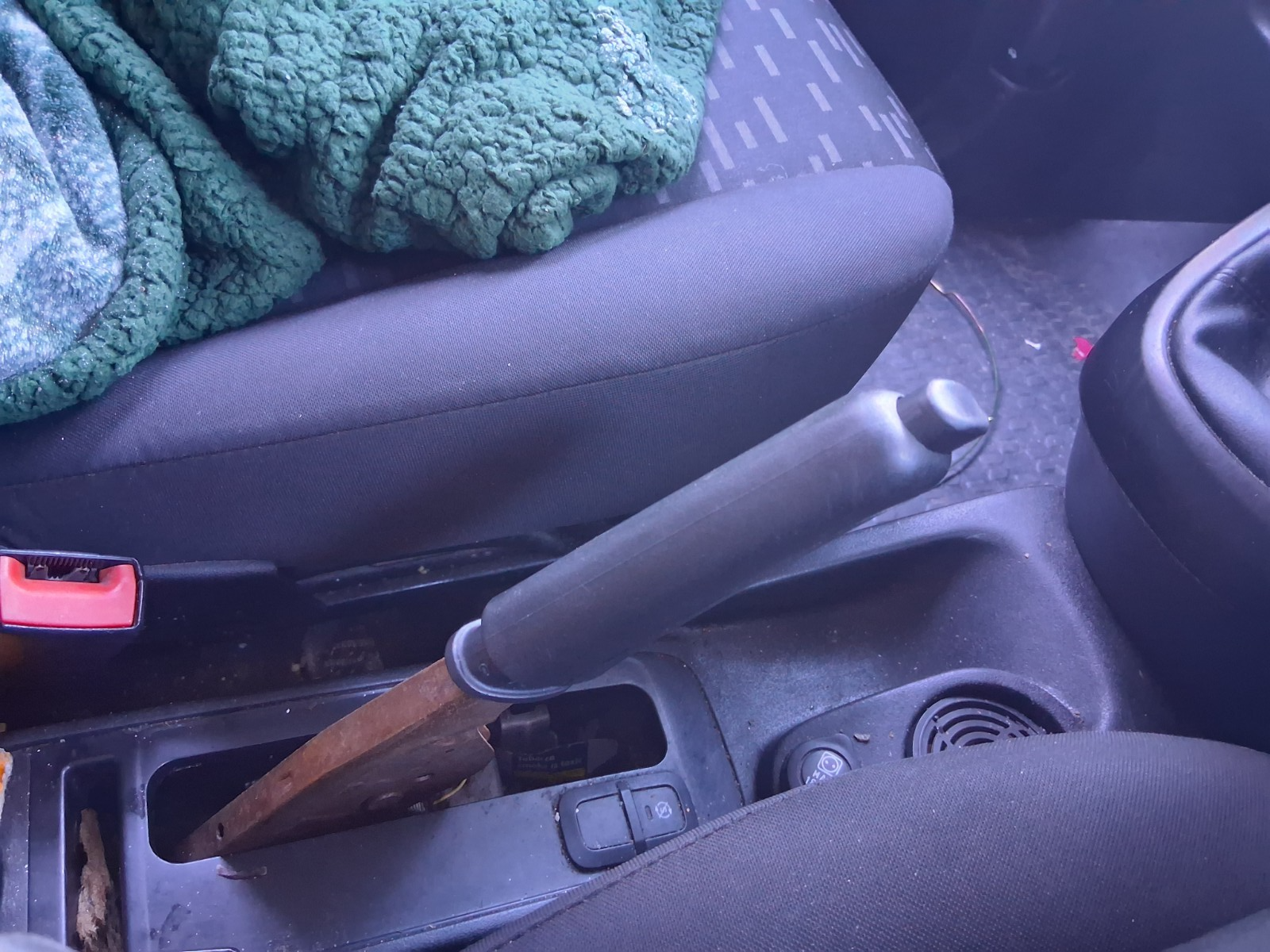 2015 VAUXHALL COMBO D MANUAL HANDBRAKE PARKING BRAKE LEVER MECHANISM